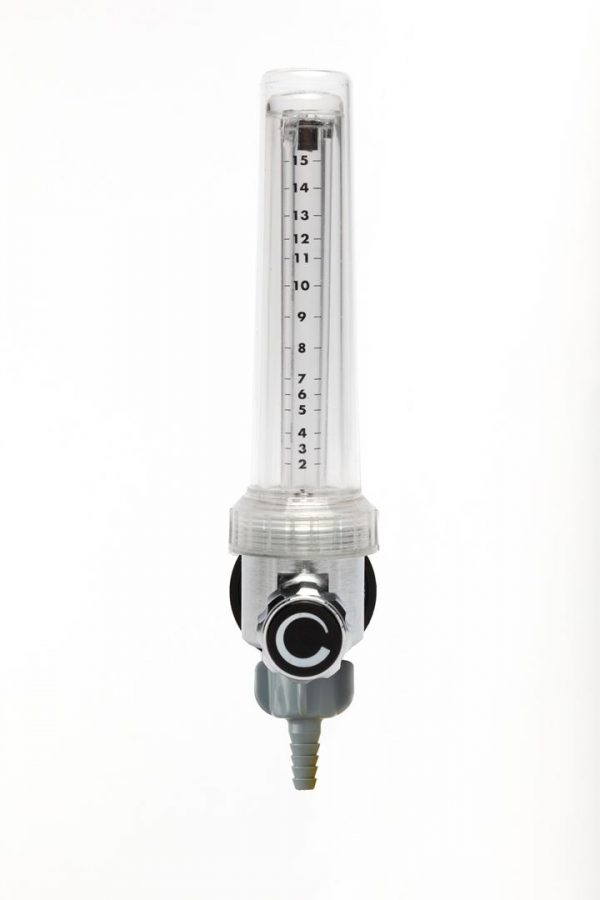 Rotamètre DKD médical avec tétine de sortie plasti