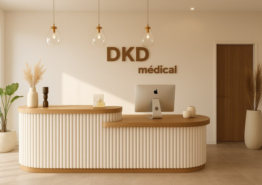 Bureau d'accueil de l'entreprise DKD Médical, fabricant de dispositifs médicaux